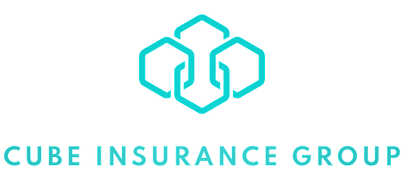 Cube Insurance Group logo with hexagon design.